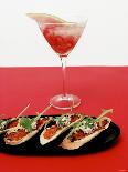 Toasted Bread with Red Pesto and Goat's Cheese, Cocktail-Alexander Van Berge-Photographic Print