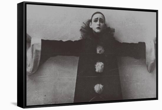 Alexander Vertinsky as Pierrot, 1918-null-Framed Stretched Canvas