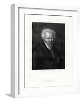 Alexander Von Humboldt, (1769-185), German Naturalist and Explorer, 19th Century-C Cook-Framed Giclee Print