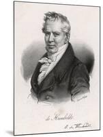 Alexander Von Humboldt German Scientist and Traveller in Middle Age-Delpech-Mounted Art Print