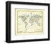 Alexander von Humboldt's System Der Isotherm-Kurven, c.1849-Heinrich Berghaus-Framed Art Print