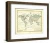 Alexander von Humboldt's System Der Isotherm-Kurven, c.1849-Heinrich Berghaus-Framed Art Print