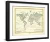 Alexander von Humboldt's System Der Isotherm-Kurven, c.1849-Heinrich Berghaus-Framed Art Print