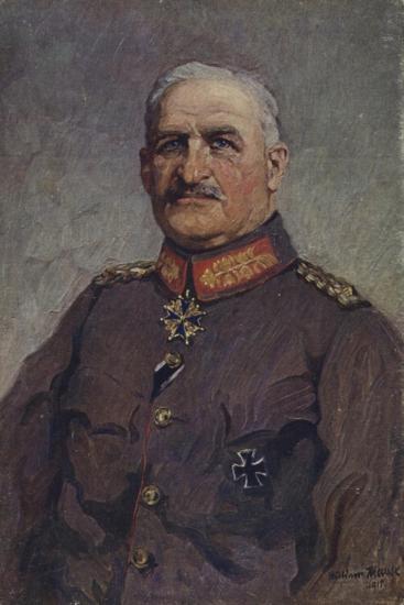 'Alexander Von Linsingen, German General' Giclee Print