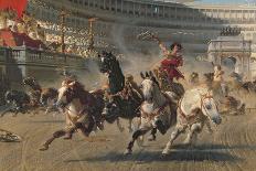 The Chariot Race, Detail-Alexander Von Wagner-Premium Giclee Print