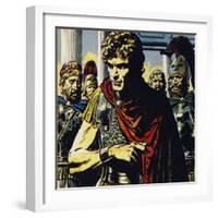 Alexander Was a Tyrant, Paying Off or Killing Those Opposed to Him-Jesus Blasco-Framed Giclee Print