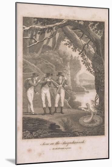 Alexander Wilson and companions on the Susquehanna, 1809-American School-Mounted Giclee Print