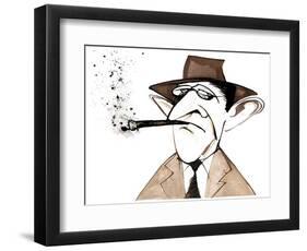 Alexander Zemlinsky, Austrian-born composer and conductor, caricature-Neale Osborne-Framed Giclee Print