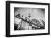 Alexanderplatz Station and Fernsehturm, Behind, Berlin, Germany-Jon Arnold-Framed Photographic Print