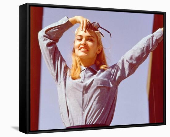 Alexandra Bastedo - The Champions-null-Framed Stretched Canvas