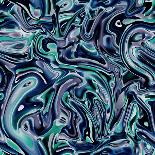 Psychedelic Seamless Pattern-Alexandra Khrobostova-Stretched Canvas