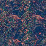 Psychedelic Seamless Pattern-Alexandra Khrobostova-Stretched Canvas
