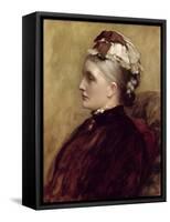 Alexandra Leighton (Mrs Sutherland Orr) (1827-1903), 1891-Frederic Leighton-Framed Stretched Canvas