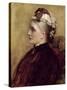 Alexandra Leighton (Mrs Sutherland Orr) (1827-1903), 1891-Frederic Leighton-Stretched Canvas