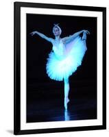 Alexandra Timofeyeva Performs in Tchaikovsky's "Swan Lake" in Moscow's Grand Kremlin Palace, 2012-null-Framed Photographic Print