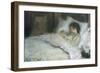 Alexandra with Harald, 1887 pastel on paper-Fritz Thaulow-Framed Giclee Print