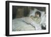 Alexandra with Harald, 1887 pastel on paper-Fritz Thaulow-Framed Giclee Print