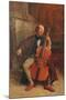 Alexandre Batta, the Cellist, 1855-Jean-Louis Ernest Meissonier-Mounted Giclee Print