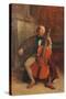 Alexandre Batta, the Cellist, 1855-Jean-Louis Ernest Meissonier-Stretched Canvas