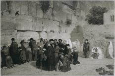 Le mur des lamentations à Jérusalem-Alexandre Bida-Giclee Print