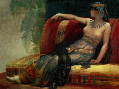 Pharaoh Cleopatra VII. Canvas.