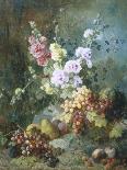 Still Life with Flowers and Fruit-Alexandre Couder-Stretched Canvas