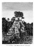 Mayan Ruins, Tikal, Guatemala, 19th Century-Alexandre De Bar-Stretched Canvas