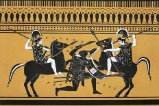 Duel Between Ajax and Hercules to Recover Patroclus' Body-Alexandre De Laborde-Giclee Print