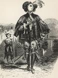 Illustration for Three Musketeers-Alexandre Dumas-Framed Giclee Print