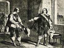 Athos Handing Sword to Comminges, Illustration for Chapter LXXXIII of Twenty Years After-Alexandre Dumas-Laminated Giclee Print