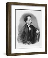 Alexandre Dumas Fils French Novelist-C. Fuhr-Framed Art Print