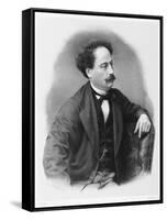 Alexandre Dumas Fils French Novelist-C. Fuhr-Framed Stretched Canvas