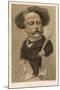 Alexandre Dumas Fils French Writer-Andr? Gill-Mounted Art Print