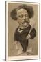 Alexandre Dumas Fils French Writer-Andr? Gill-Mounted Art Print