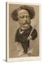 Alexandre Dumas Fils French Writer-Andr? Gill-Stretched Canvas