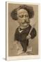 Alexandre Dumas Fils French Writer-Andr? Gill-Stretched Canvas