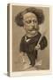 Alexandre Dumas Fils French Writer-Andr? Gill-Stretched Canvas