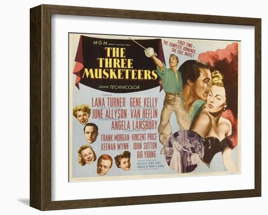 Alexandre Dumas' the Three Musketeers, 1948, "The Three Musketeers" Directed by George Sidney-null-Framed Giclee Print