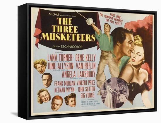 Alexandre Dumas' the Three Musketeers, 1948, "The Three Musketeers" Directed by George Sidney-null-Framed Stretched Canvas