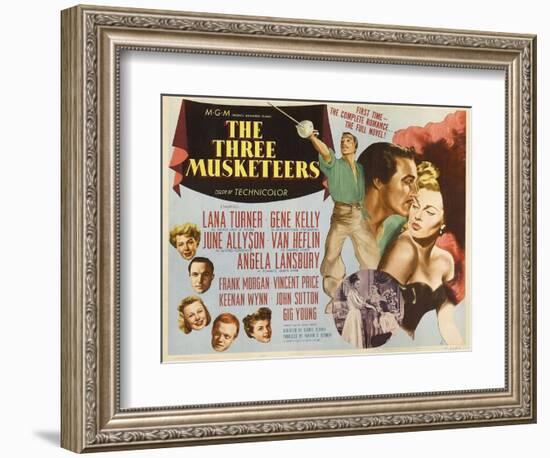 Alexandre Dumas' the Three Musketeers, 1948, "The Three Musketeers" Directed by George Sidney-null-Framed Giclee Print