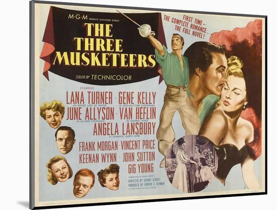 Alexandre Dumas' the Three Musketeers, 1948, "The Three Musketeers" Directed by George Sidney-null-Mounted Giclee Print