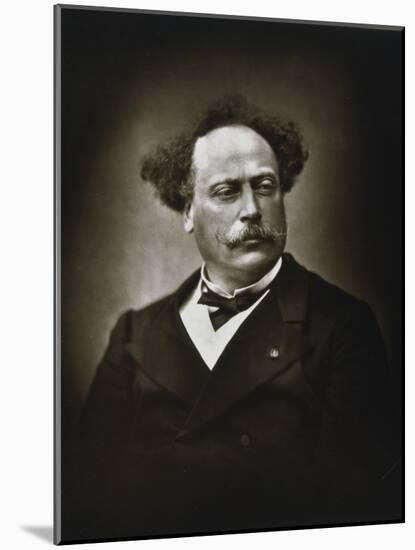 Alexandre Dumas the Younger, French Writer, C1865-1895-Fontaine-Mounted Photographic Print