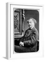 Alexandre Dumas the Younger, French Writer, C1865-1895-null-Framed Giclee Print