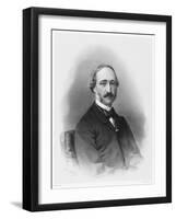 Alexandre-Edmond Becquerel French Physicist in 1865-C. Fuhr-Framed Art Print
