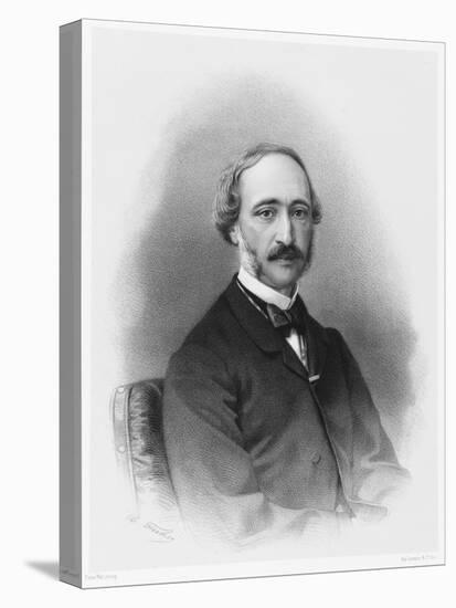 Alexandre-Edmond Becquerel French Physicist in 1865-C. Fuhr-Stretched Canvas