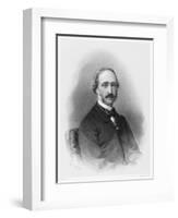 Alexandre-Edmond Becquerel French Physicist in 1865-C. Fuhr-Framed Art Print