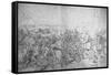 Alexandre et Porus ou La Défaite de Porus-Charles Le Brun-Framed Stretched Canvas