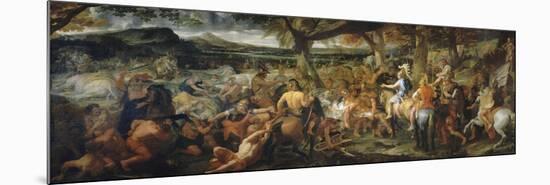 Alexandre et Porus-Charles Le Brun-Mounted Premium Giclee Print