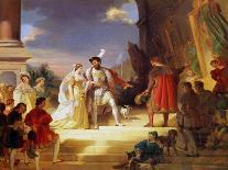 Meeting of Francois I and Henry VIII at the Field of the Cloth of Gold-Alexandre Evariste Fragonard-Giclee Print