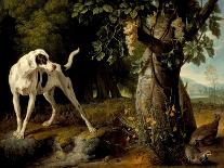 Landscape With a Dog And Partridges-Alexandre Francois Desportes-Laminated Giclee Print